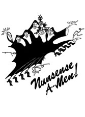 Nunsense A-men logo