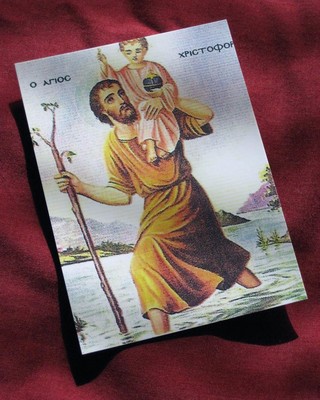 St. Christopher Holy Card